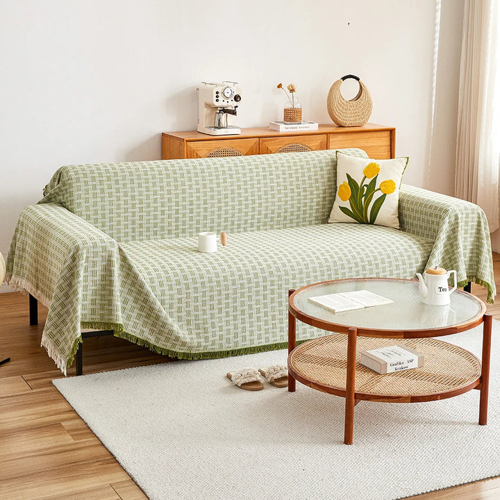 LuxeHome Sofa Cover - Reversible Design - Extra Large