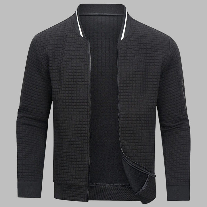 Comfortable and Warm Men’s Zip-Up Sweater
