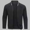 Comfortable and Warm Men’s Zip-Up Sweater