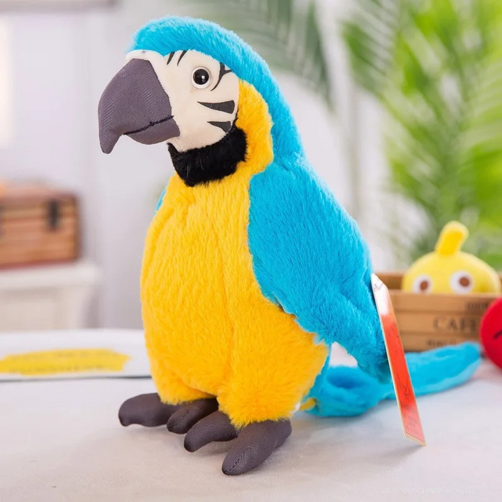 Talking Parrot Plush Toy - Squawkie