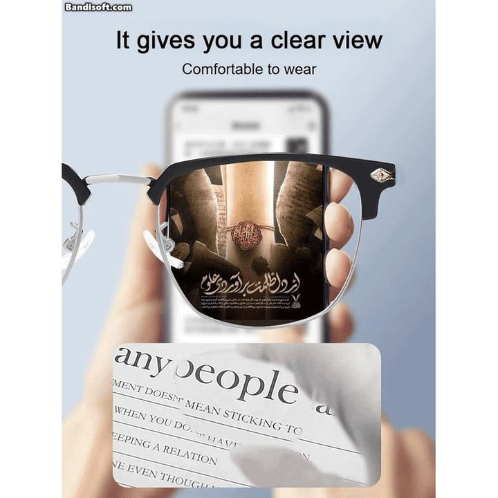 Blue Light Reading Glasses with Lightweight Flexible Temples and Anti-Fatigue Lenses