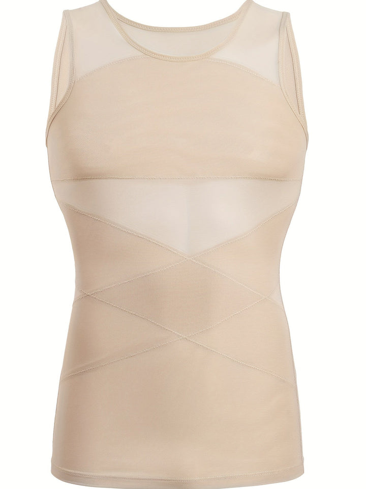 Men's Shapewear Tank Top Tummy Control Sleeveless Vest