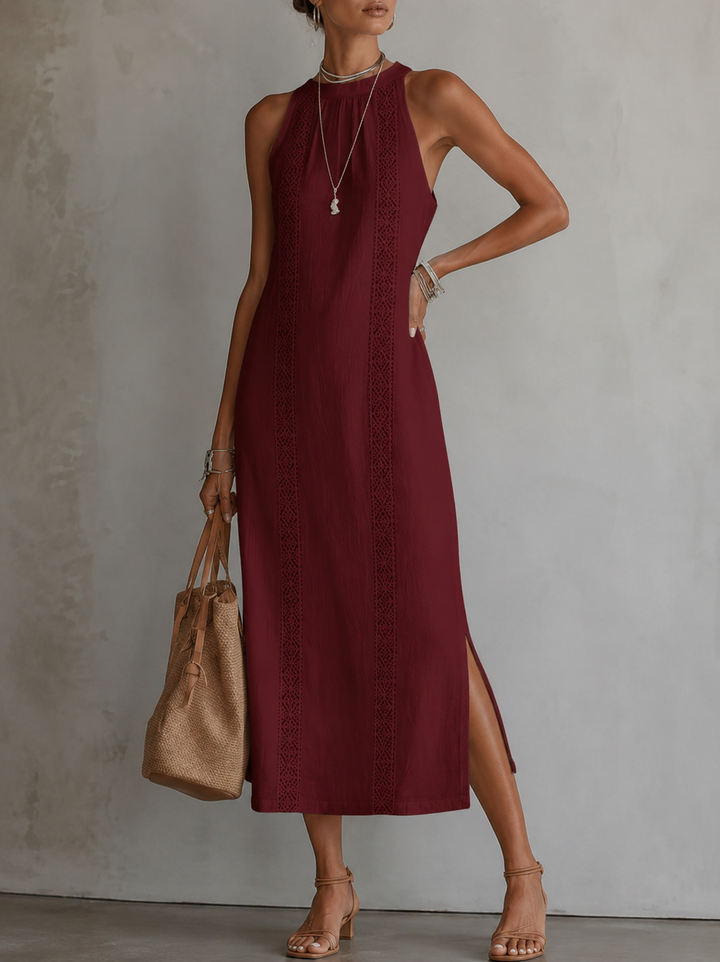 Marit™ | Airy Tummy-Concealing Embroidered Dress