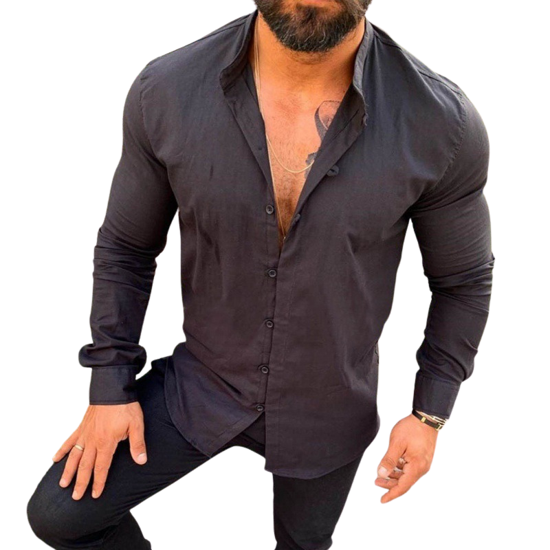 Classic Men’s Linen Shirt for Summer Comfort