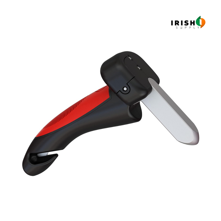 Car Door Handle Assist with Interior Grab Support and Emergency Window Breaker Inner