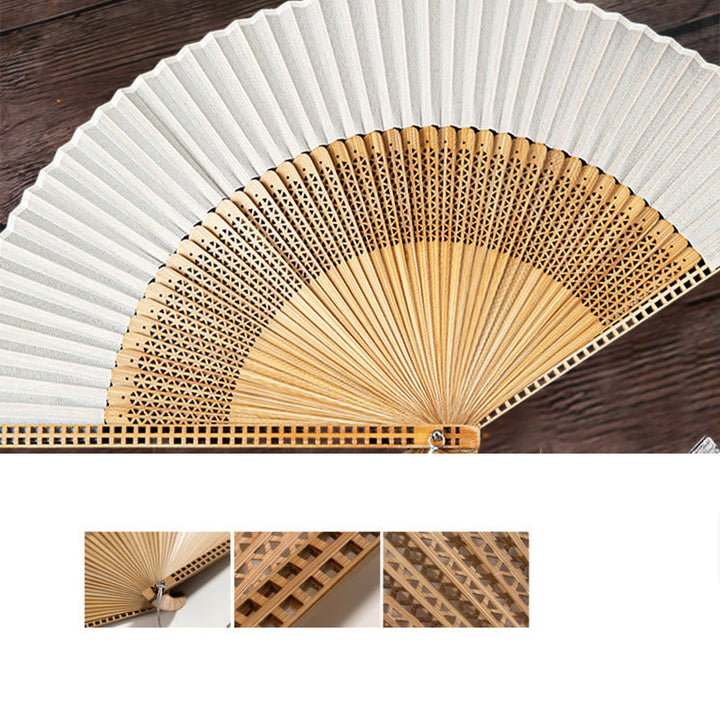 Bamboo Silk Fan