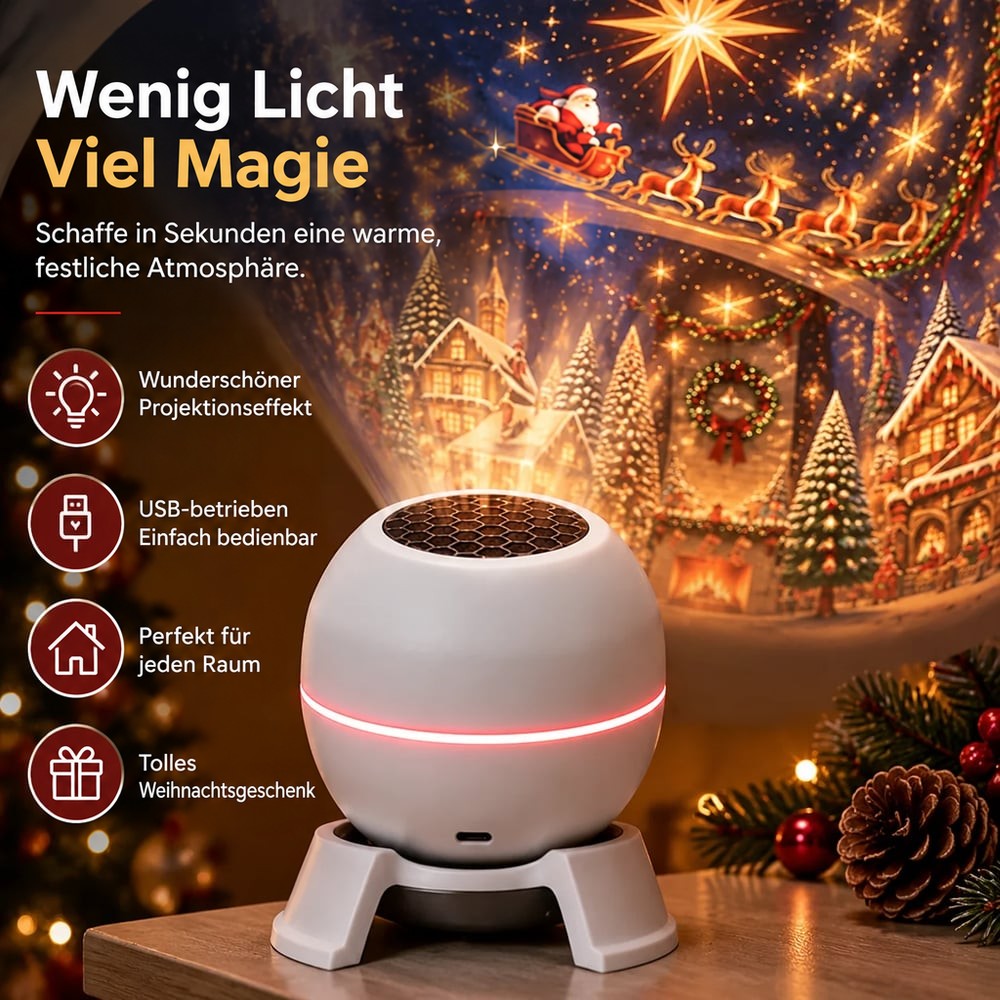 Magical Christmas Projection Light
