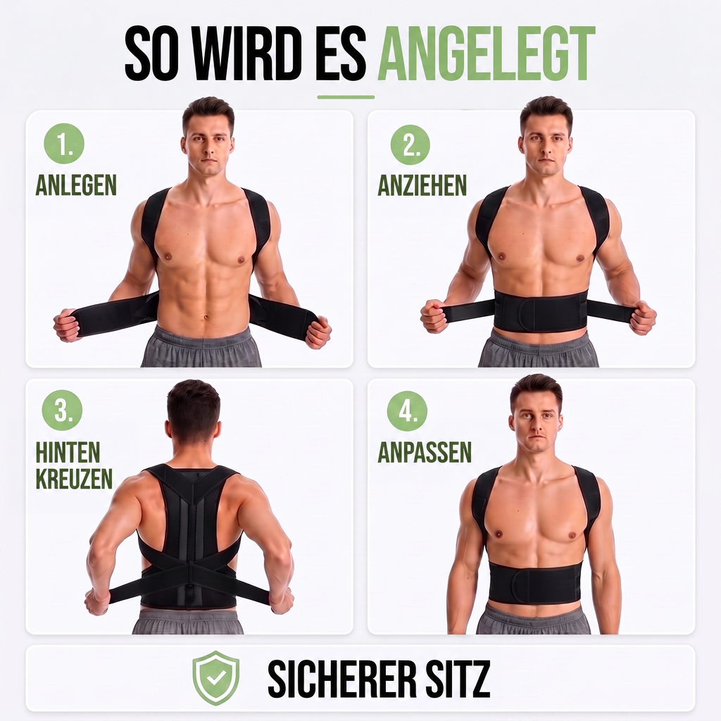 Adjustable Upper Back Posture Corrector with Breathable Mesh
