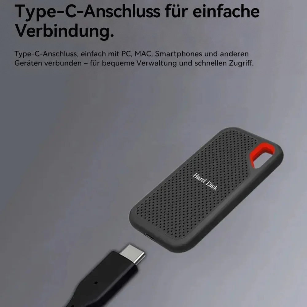 Portable External SSD for Fast Data Transfer