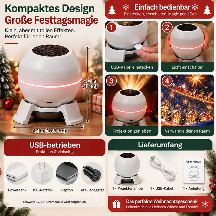 Magical Christmas Projector Light