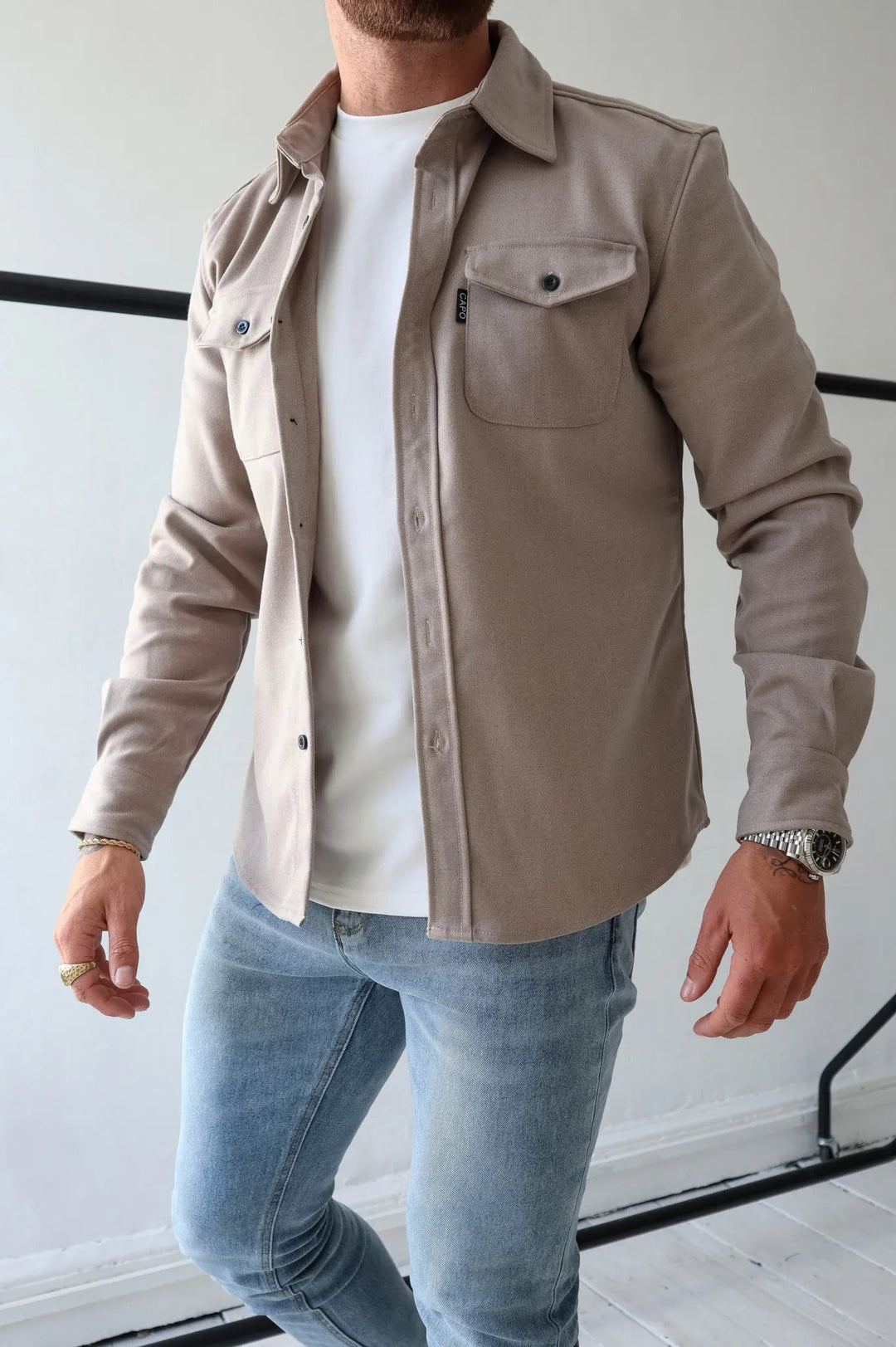 Modern Shirt Jacket for Men – Elias