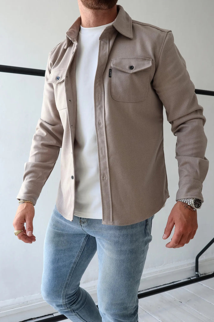 Modern Shirt Jacket for Men – Elias