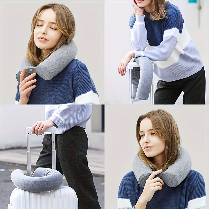 TravelEase Adjustable Travel Pillow – Support and Comfort