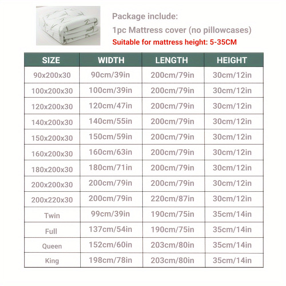 BambooCool Mattress Protector – Breathable and Cooling for Better Sleep Comfort