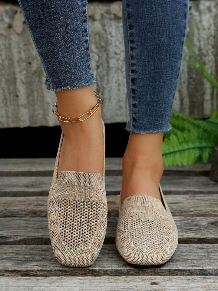 Women's orthopedic slip-on sneakers with soft footbed, breathable mesh