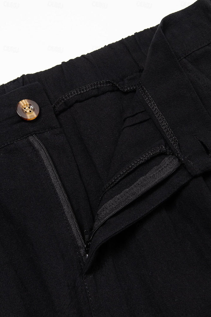 Stylish Linen-Cotton Men's Shorts – Mailand