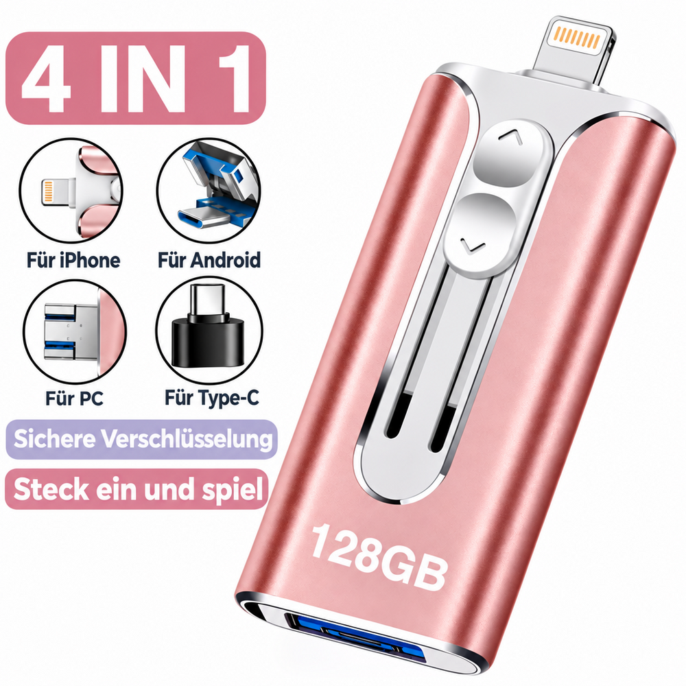 4-in-1 Memory Stick - Extra Storage for Your Smartphone
