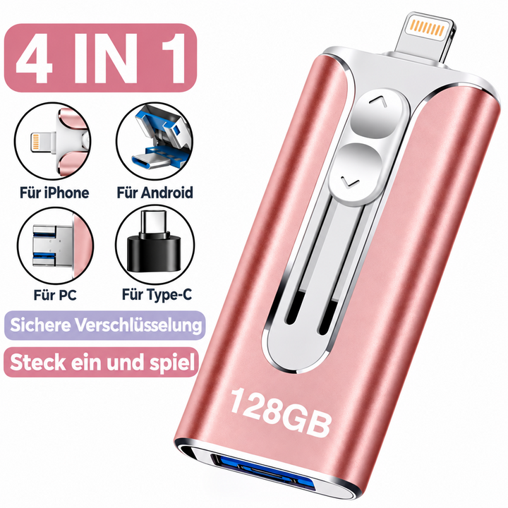 4-in-1 Memory Stick - Extra Storage for Your Smartphone
