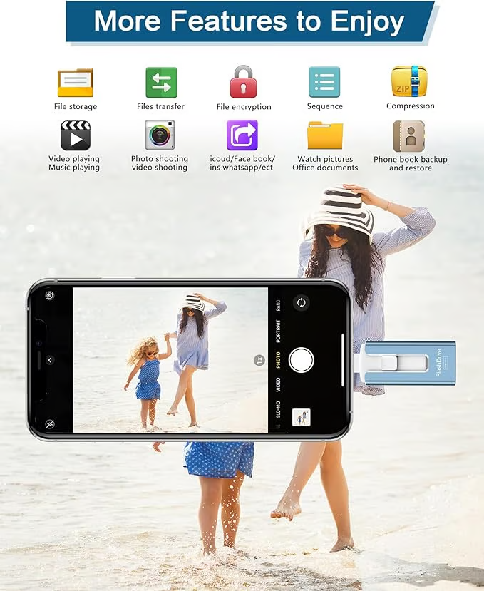 4-in-1 Memory Stick - Extra Storage for Your Smartphone