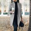 Women’s Stand-Collar Winter Coat  – Elegant Over-Layer with Classic Warmth