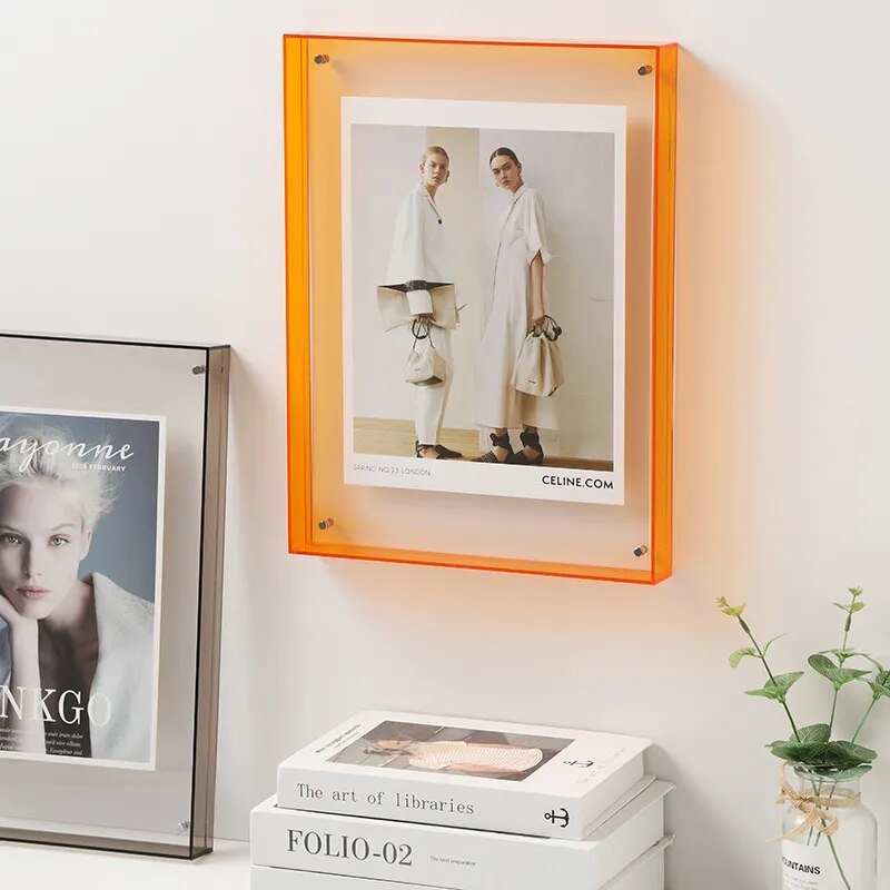 Colorful Clear Acrylic Photo Frames – FramePop