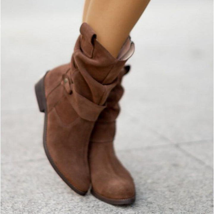 FrostStyle Boots | Stylish Mid-Height Winter Boots for Women