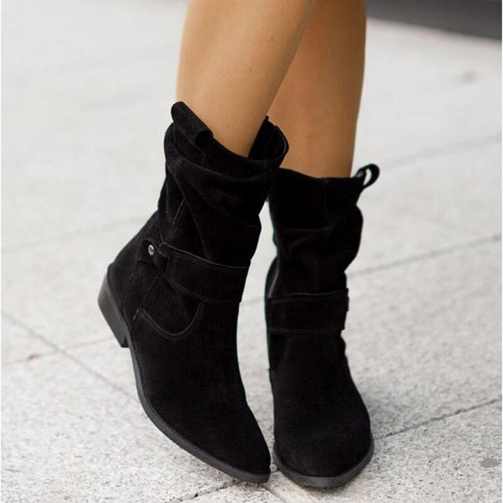 FrostStyle Boots | Stylish Mid-Height Winter Boots for Women