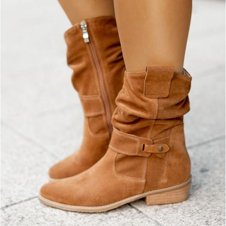 FrostStyle Boots | Stylish Mid-Height Winter Boots for Women