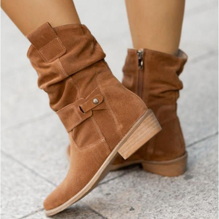 FrostStyle Boots | Stylish Mid-Height Winter Boots for Women