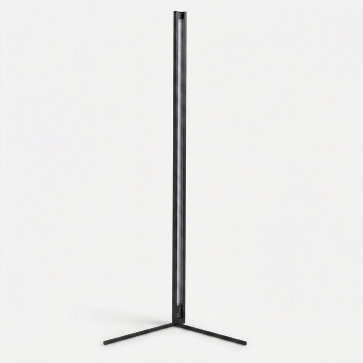 Corner Floor Lamp with Remote Control Minimalist Arc Design and Dimmable LED Light