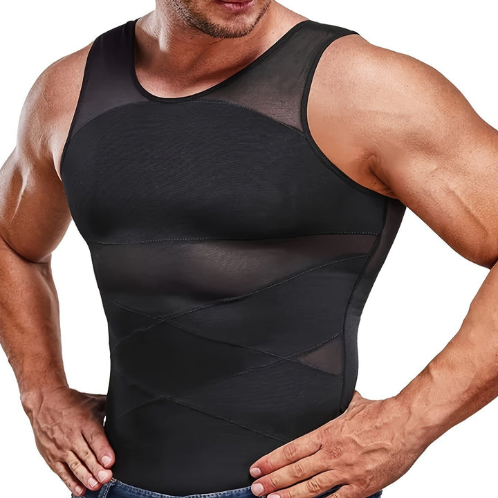 Men's Shapewear Tank Top Tummy Control Sleeveless Vest