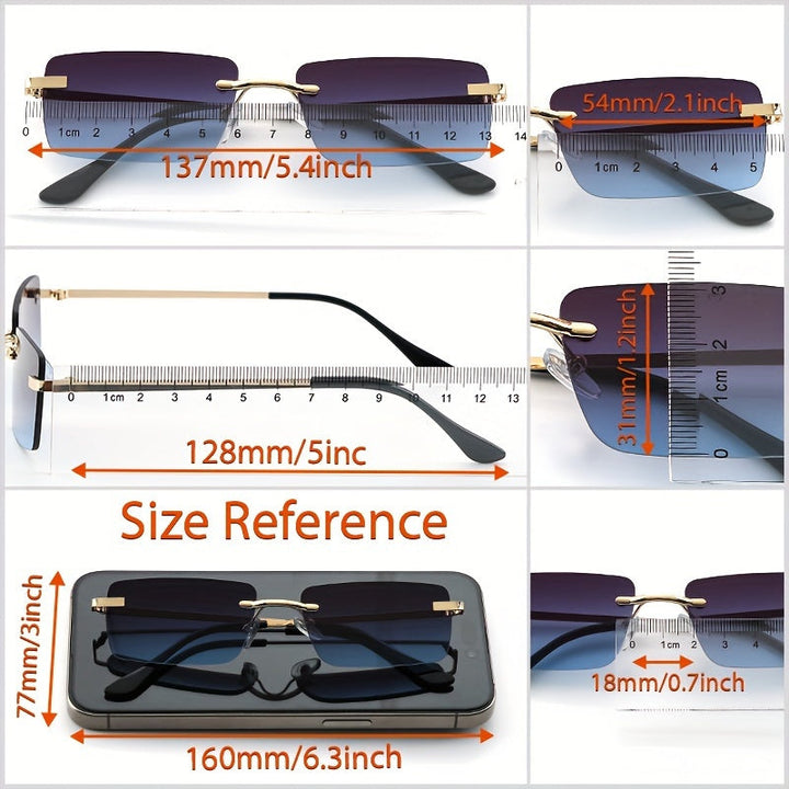 Rimless Sunglasses – Trendy and Comfortable for Men