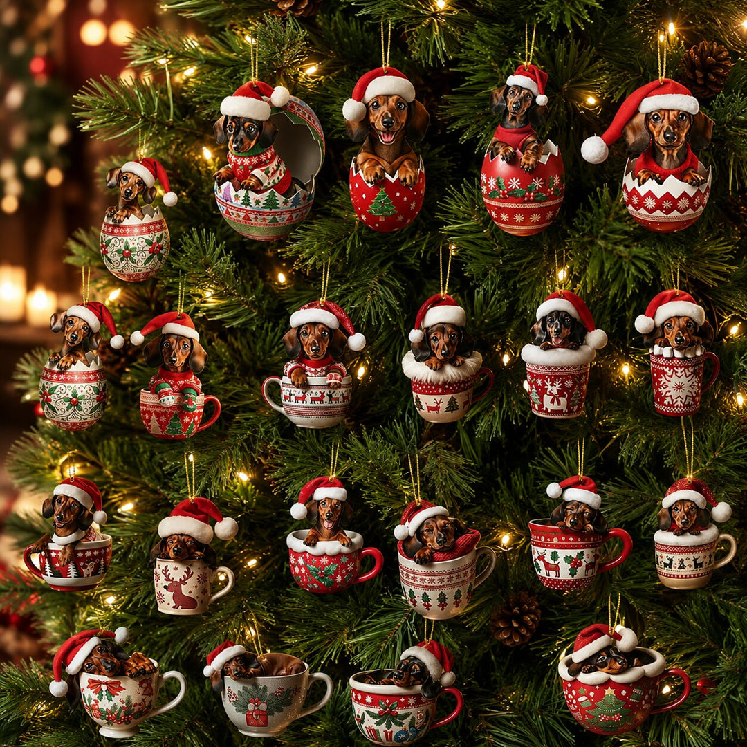 Dachshund Advent Calendar 2026 with 24 Festive Dachshund Designs