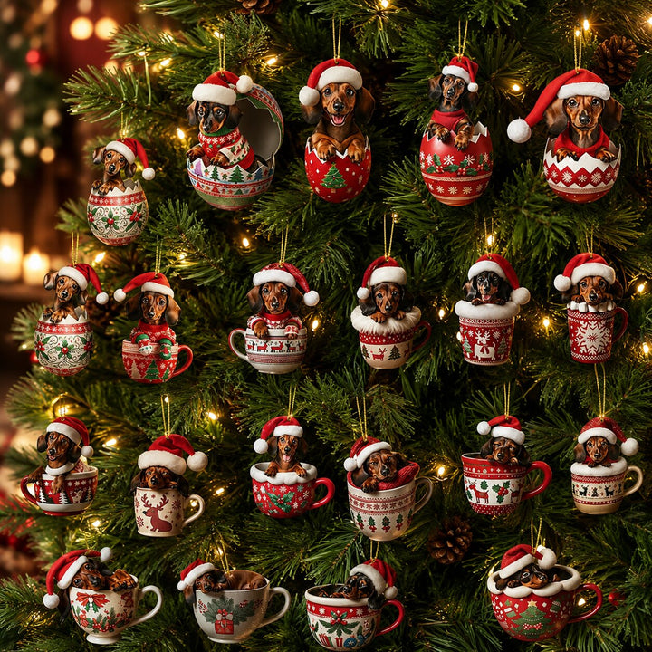 Dachshund Advent Calendar 2026 with 24 Festive Dachshund Designs