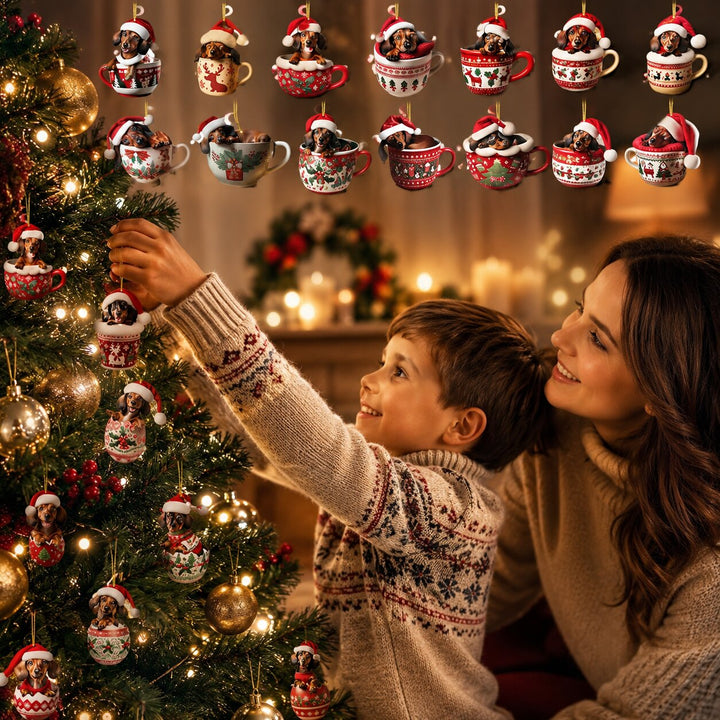 Dachshund Advent Calendar 2026 with 24 Festive Dachshund Designs