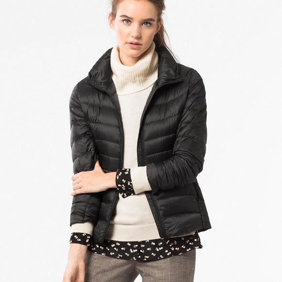 Lightweight Waterproof Down Jacket for Spring 2026 - City Elegance