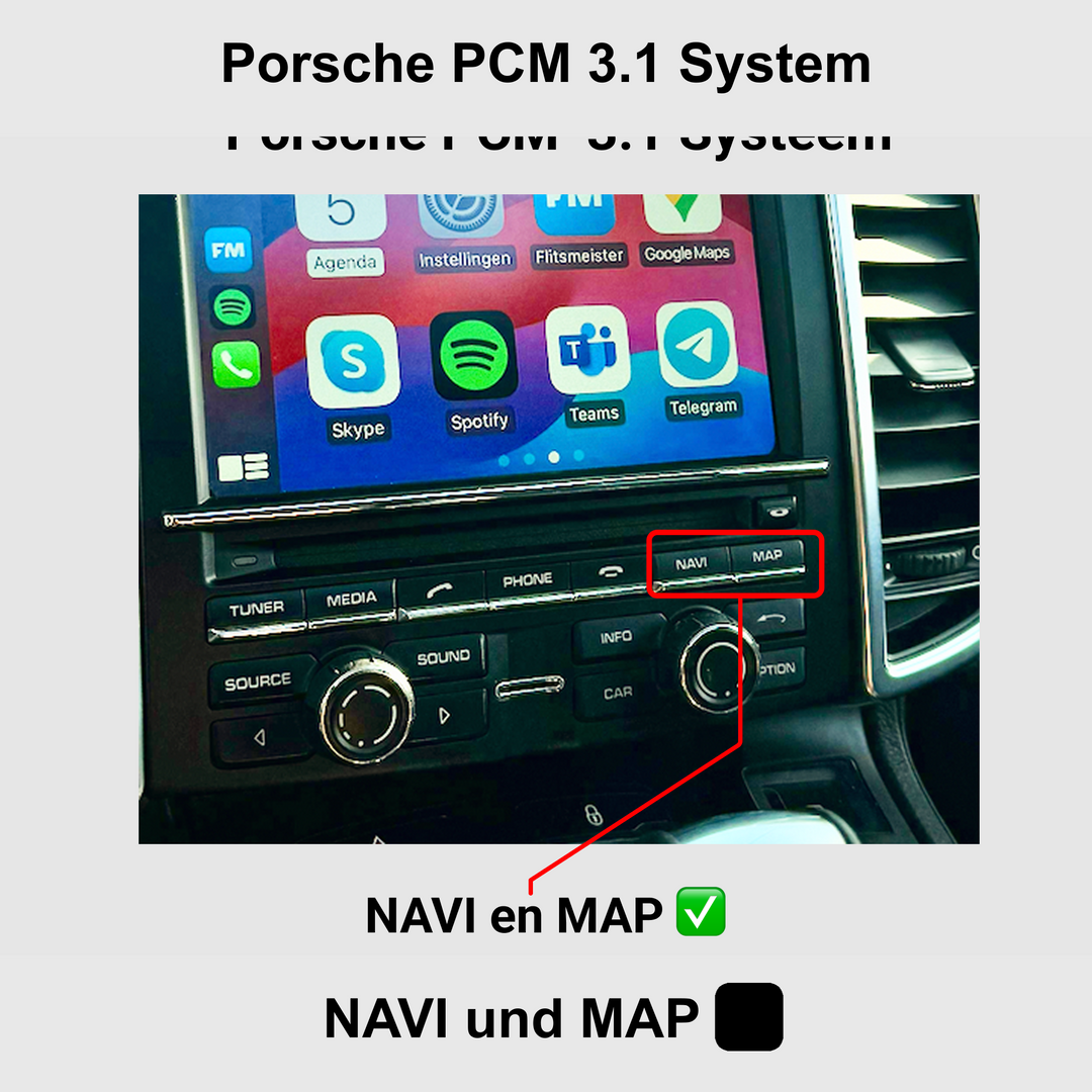 Porsche | CarPlay & Android Auto Module | 2010-2016