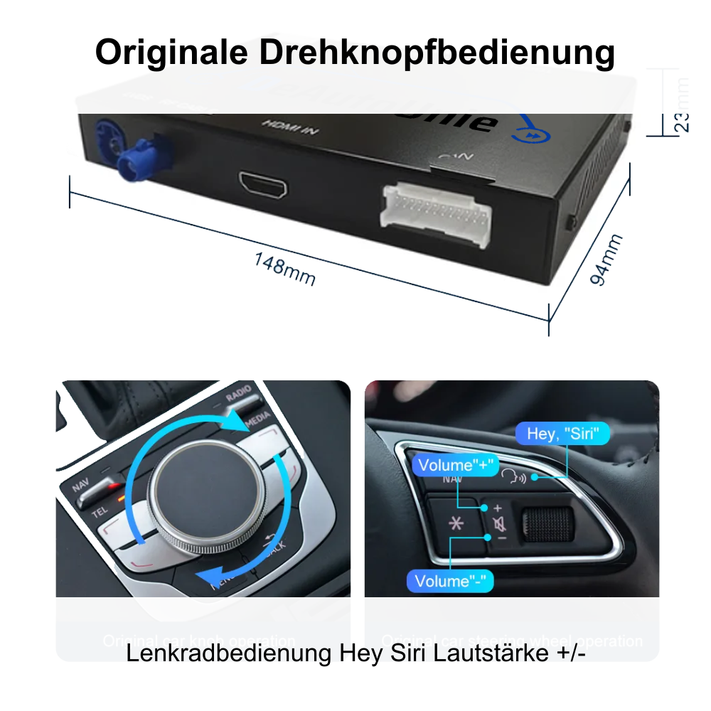 CarPlay & Android Auto | Audi Module 2013 to 2018 | Wireless