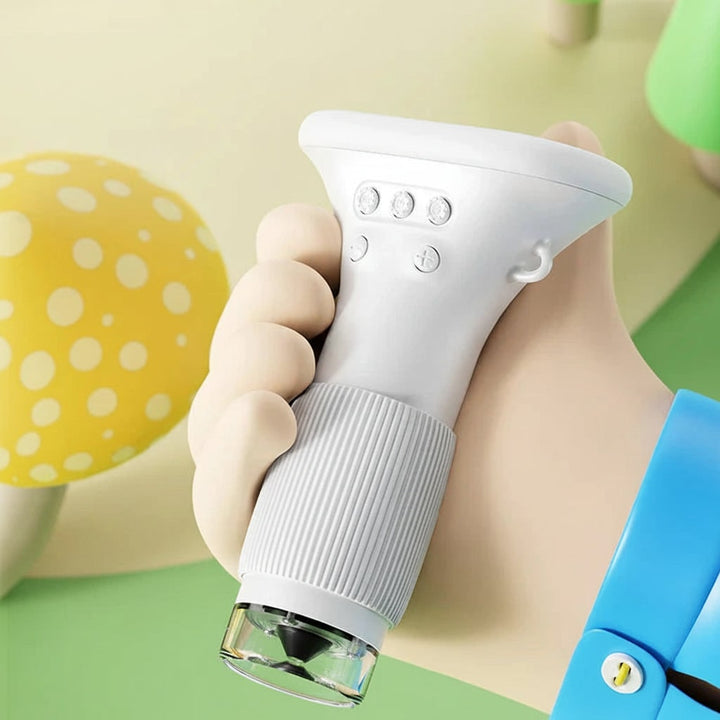 Digital Handheld Microscope with Lcd Screen and Portable Wand Design
