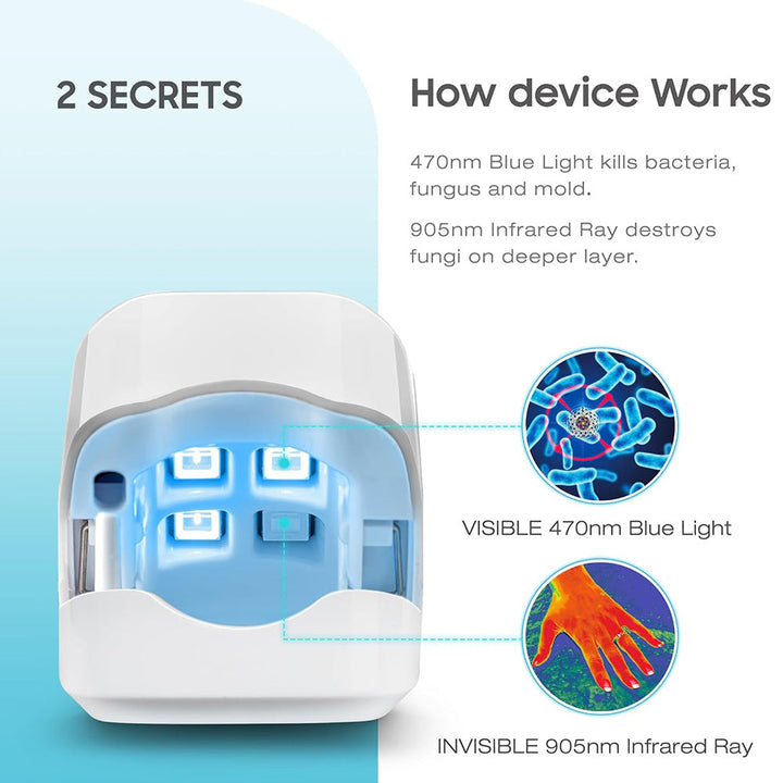 Easy-to-Use NexaLume Laser Nail Care Device