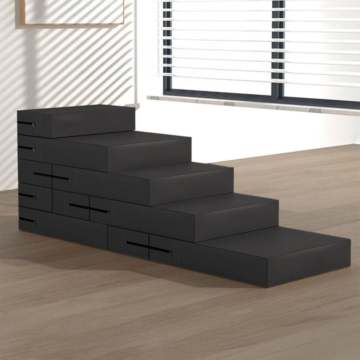 Waterproof PU Leather Pet Stairs with Washable Multi-Level Design