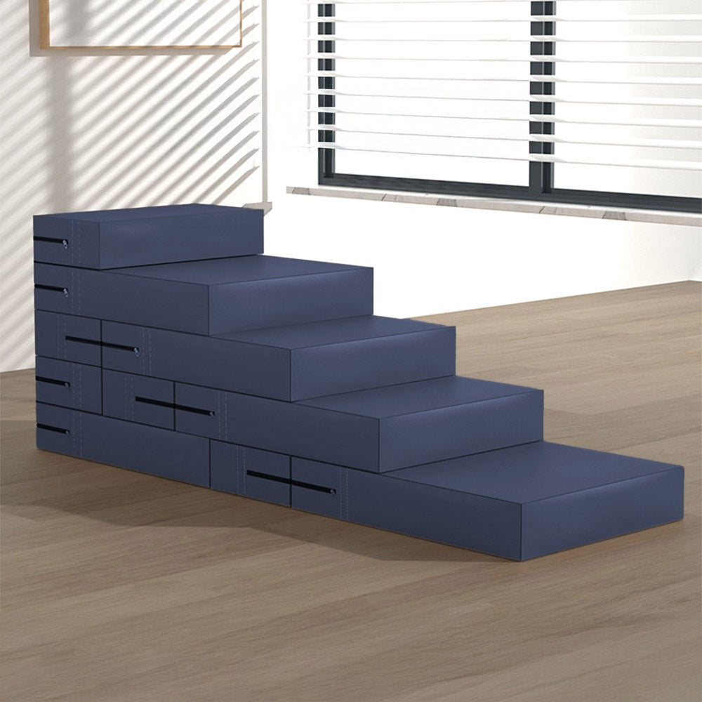 Waterproof PU Leather Pet Stairs with Washable Multi-Level Design