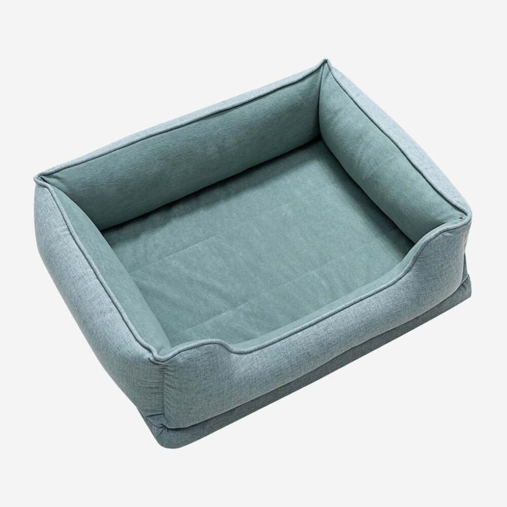 Washable Non-Slip Bolster Cat Bed