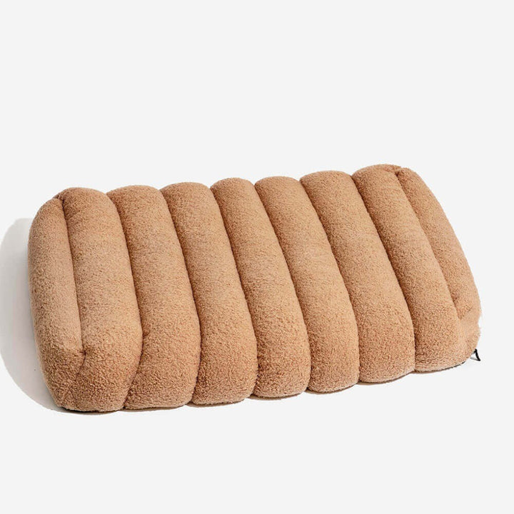 Large Washable Creamy Cosy Flat Dog Beds