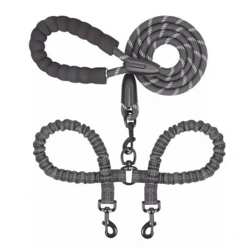 DualEase No-Tangle Dog Lead – Control & Comfort for Two Dogs