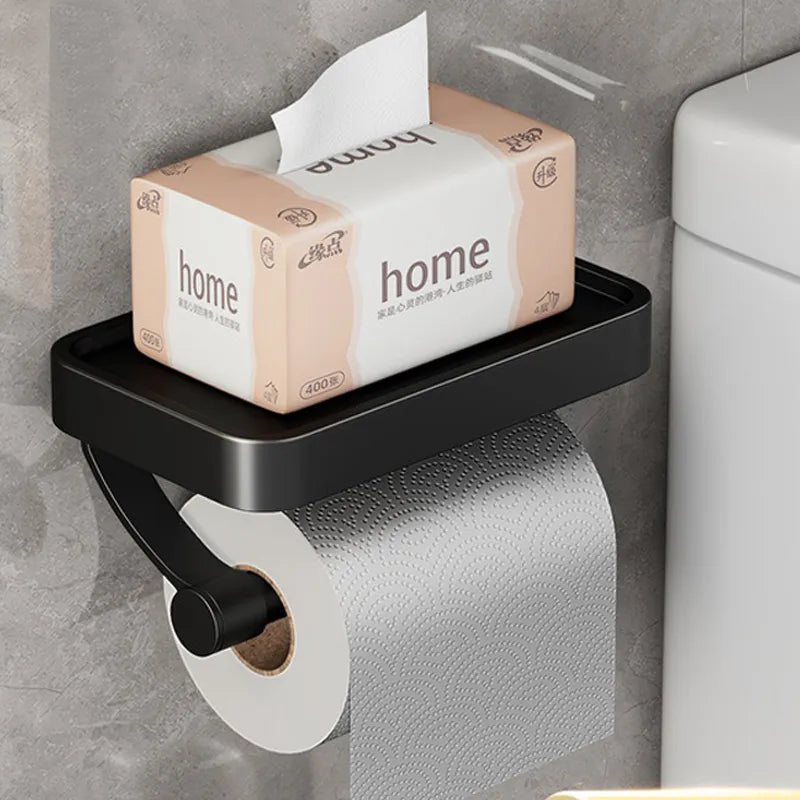 Toilet Roll Holder with Shelf – Stalux