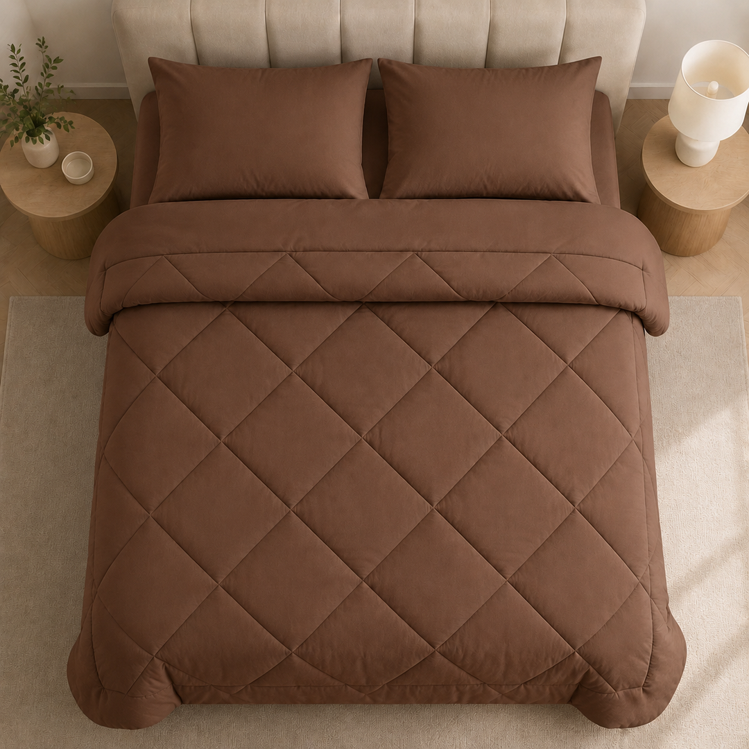 2-in-1 Quilted Duvet – No Duvet Cover Needed