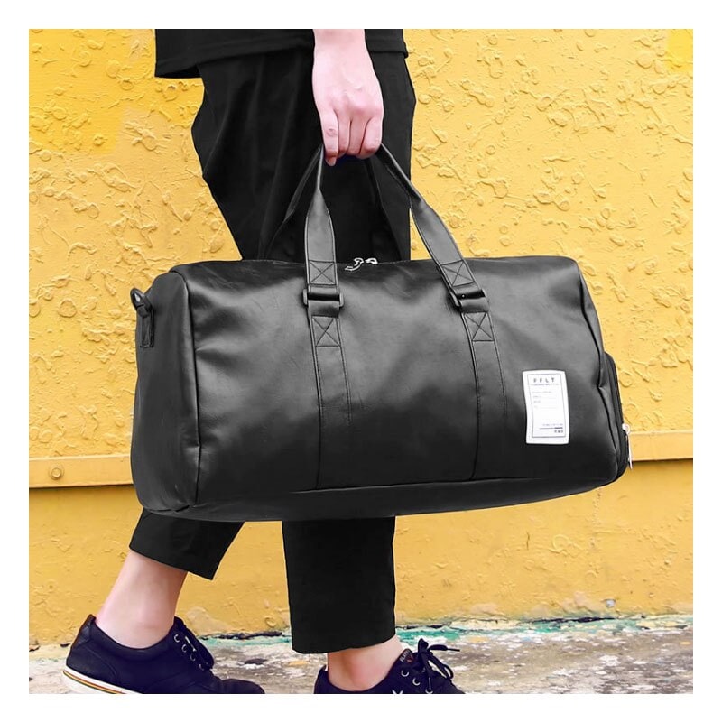 Duffel Bag Carry on Gym Duffle with Shoulder Strap and Zippered Pockets Backpack