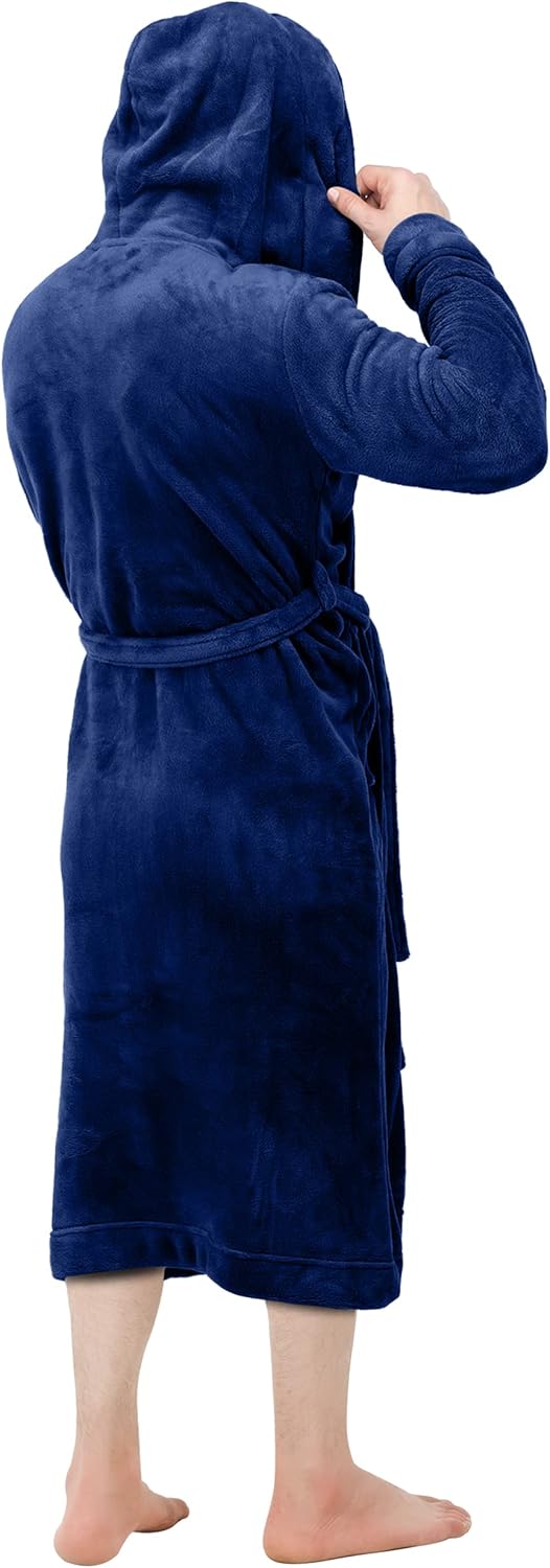 Men's Lightweight Fleece Summer Bathrobe – Harry