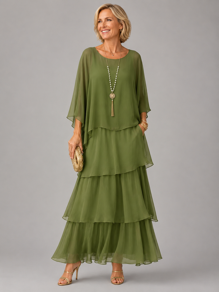 Elegant, flowing maxi dress
